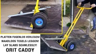 ORIT CADDY | LAY SLABS SEAMLESSLY! | PLATTEN FUGENLOS VERLEGEN! | NAADLOOS TEGELS LEGGEN!
