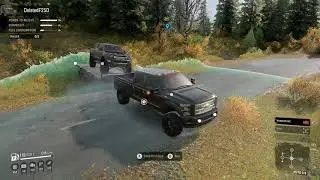 SnowRunner HOW TO TOW TRUCKS ON A TRAILER