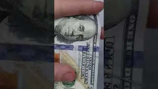 Really Cool Trick to Tell if $100 Bill is Real or Fake