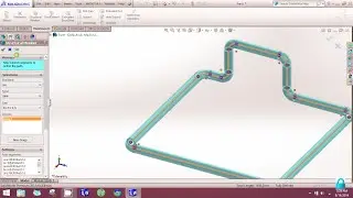 Solidworks | How to create bent pipe in Solidworks using weldments | Solidworks Tutorials