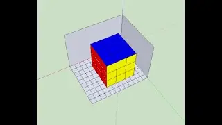 Proiezione ortogonale di un cubo