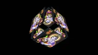 green screen HD screen 3D animation effects background little Makhan chor
