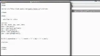 JS 4U 141: Time and Date in Javascript