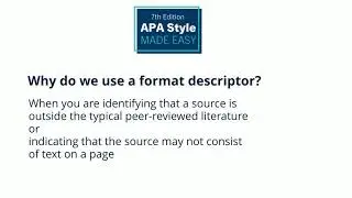 APA Made Easy - Feature Films