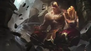 League of legends GOD FIST LEE SIN Login screen