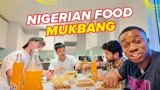 MY FRIENDS TRY NIGERIAN FOOD FOR THE FIRST TIME | MUKBANG