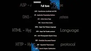 full form #shorts #webdesign