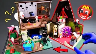 I made the other half of Trevor Henderson's Monster House, and it has a bathroom and a kitchen!