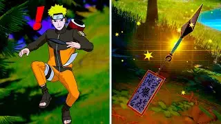 Fortnite Update BOSS NARUTO Location, Mythic Kunai Weapon & Gameplay in v18.40!