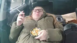 Relaxing and Smoking in the Car