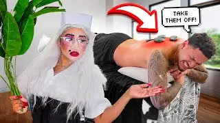 BEING MY FIANCÉS MASSEUSE FOR A DAY *HE GETS HURT*