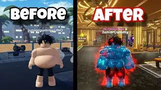 24 HOUR TRANSFORMATION IN GYM LEAGUE!! (roblox)