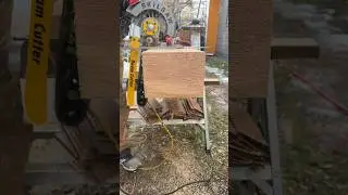 Building a fireplace Mantel with the PRAZI beam cutter 