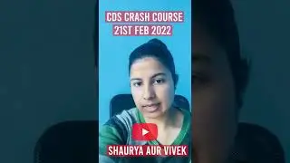 Science Course for CDS (I) 2022 I Crash course I Shaurya aur Vivek