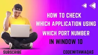 how to check which application using which port in window 10