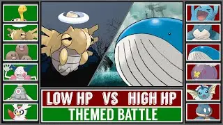 LOW HP vs HIGH HP (Pokémon Extreme Battle)
