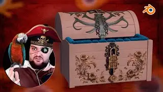 Делание красивого. Сундук в Blender #22
