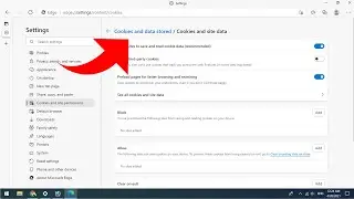 How to Enable Microsoft edge cookies