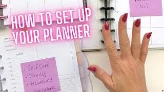 How to set up your planner | what to track in your planner | 2023 planner set up