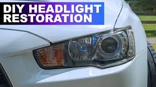 EASY CERAMIC COATING HEADLIGHT RESTORATION!