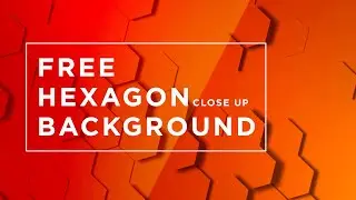 Free Hexagon Background in After effects