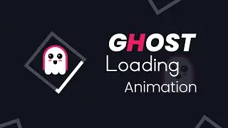 How to Make Ghost Loading Animation | Page Loading, Website Loading Animation | 