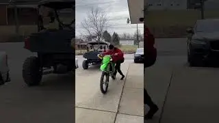 Crashing the freshie, straight out the dealership 