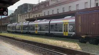Treno regionale in arrivo a Bolzano