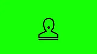 man talk icon green screen | animated icon green screen