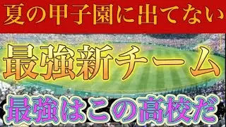 甲子園に出れなかった新チーム最強はこのチームだ！