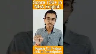 How To Score 150+ in NDA English | NDA English Preparation 2022 | NDA English Preparation