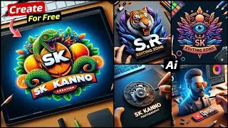 Designing a Professional 3D Logo for Free with Al | How To Make 3D Logo With Ai For Free | Bing AI
