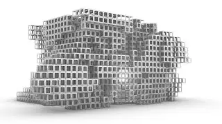 Voxelization تحويل الاشكال الى مكعبات في جراسهوبر