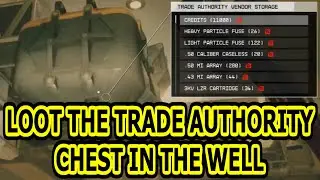 Starfield Credit Glitch - The Trade Authority Chest In The Well