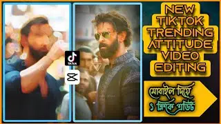 New Trending Attitude Video Editing With Mobile✌️New Tiktok Trending Template || Royal's Click