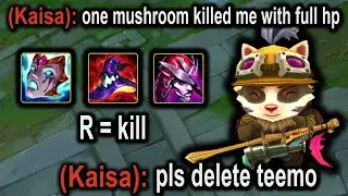 FULL AP CASTER TEEMO! NERF DMG MUSHROOMS!!