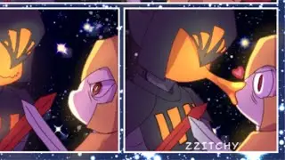 the  demon tricks the angel! - comic dub