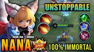 13 Kill ! Nana Best Build And Emblem 2024 Unstoppable Build Top 1 Global Nana  Mobile Legends (MLBB)
