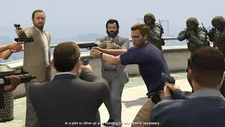 GTA 5 RDE 4.0 The Wrap Up Mission Kortz Center Shootout With FIB, IAA, Merryweather