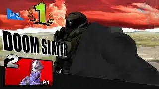 Doom Guy Smash Ultimate DLC Victory screen!