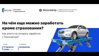 Вебинар: Как не потерять заработок с техосмотра?