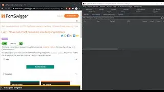Password reset poisoning via dangling markup-Web Security Academy