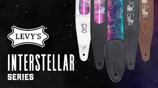 Levy’s INTERSTELLAR Guitar Strap Collection