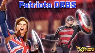 Marvel Strike Force | Patriots Orbs Ive Been Saving My Gold For Years For Something Like This !