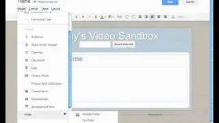 Insert a Video From Google Docs