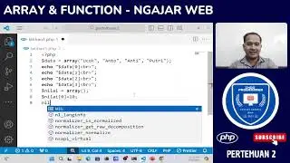Array dan Function PHP - Ngajar Web