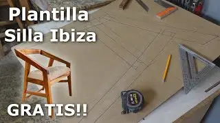 Plantilla Silla Ibiza GRATIS!! | PLANOS, MEDIDAS Y ÁNGULOS | Silla Ibiza parte 1