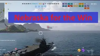 Nebraska - It's just a flesh wound - Live Replay - World of Warships Legends