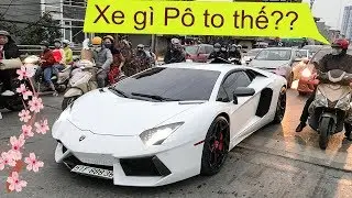 Supercar in Vietnam - Lamborghini Aventador PÔ TO nhất Việt Nam ra Hà Nội ăn tết 2020