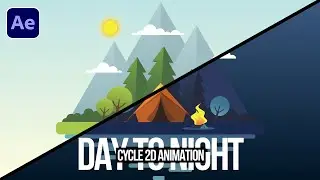 Create Day to Night Cycle Animations in After Effects